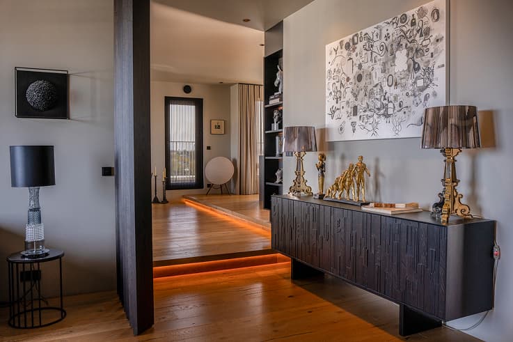 Innréttingar og efnisval í algjörum sérflokki